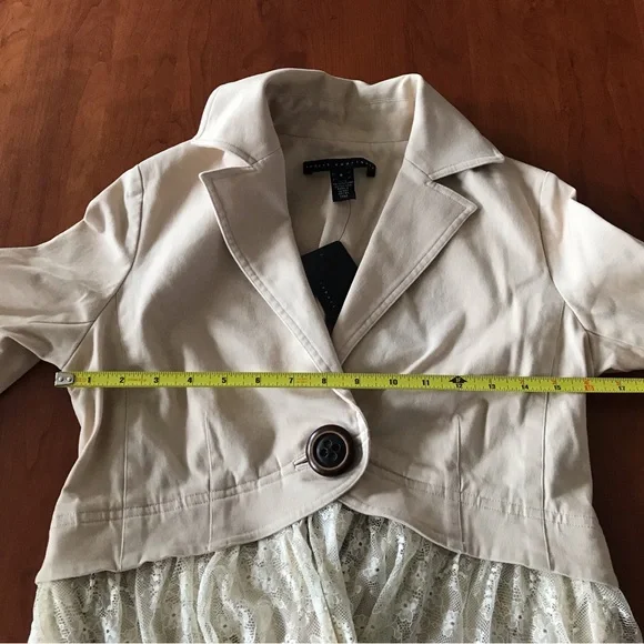 Robert RodriguezLace-Trimmed Tan Jacket